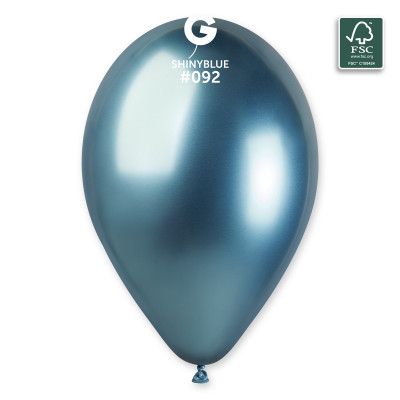 Ballons Bleu Brillant 33cm 25 pièces Mes Ballons 