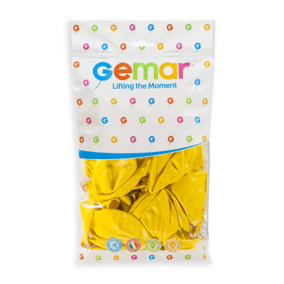 Jaune 48cm 10 pièces Mes Ballons 