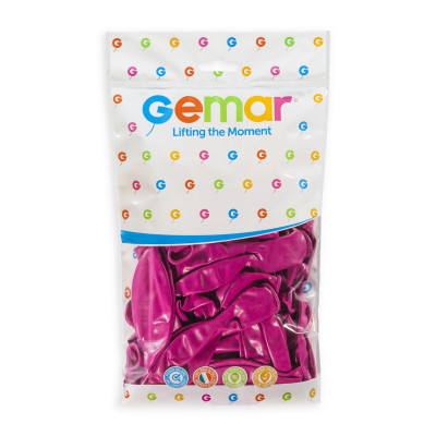 Fuchsia 48cm 10 pièces Mes Ballons 