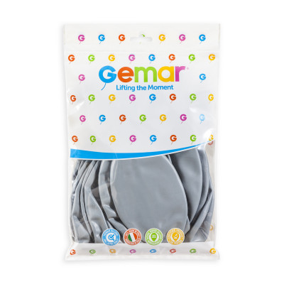 Gris 100cm 10 pièces Mes Ballons Gris #070Diamètre: 100 cm\n  Volume et capacité de gaz: 523L / 0,523 m³\n  Moyenne des ballo