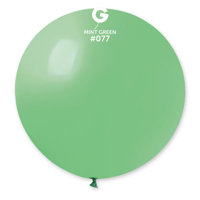 Vert Menthe 100cm 10 pièces Mes Ballons Vert Menthe #077Diamètre: 100 cm\n  Volume et capacité de gaz: 523L / 0,523 m³\n  Moy