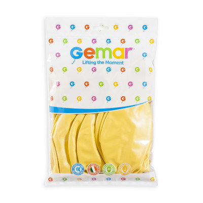 Bébé Jaune 100cm 10 pièces Mes Ballons Bébé Jaune #056