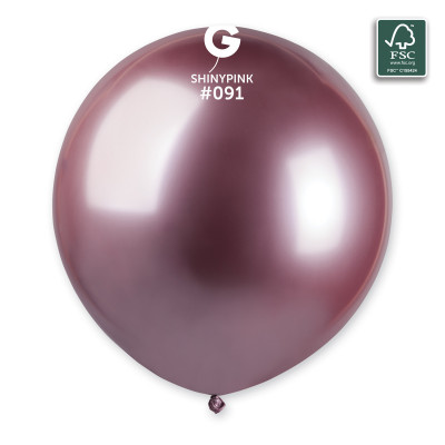 Ballons Assortiments, Brillant 48cm 3 pièces Mes Ballons Brillant Assortiment #307016: Rose Brillant #091, Bleu Brillant #092