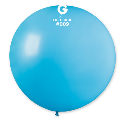 Bleu Clair 80cm 1 pièce Mes Ballons Bleu Clair #009Diamètre: 80 cm\n Volume et capacité de gaz: 268L / 0,268 m³\n Moyenne des